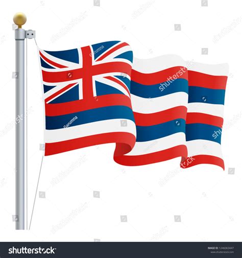 Waving Hawaiian Flag: Over 185 Royalty-Free Licensable Stock Vectors ...