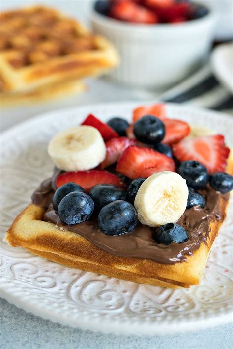 Nutella Fruit Waffle Cpa Certified Pastry Aficionado