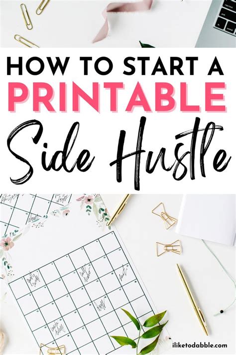 How To Start A Printable Side Hustle Artofit