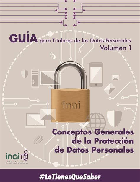 Gu A Conceptos Generales De La Protecci N De Datos Personales