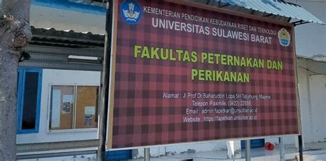 Pemilihan Dekan Fapetkan Pansel Mulai Buka Pendaftaran Karakter Unsulbar