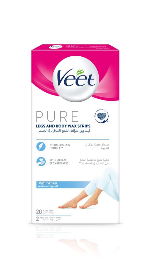 Veet Pure Cold Wax Strips For Legs And Body Veet Arabia