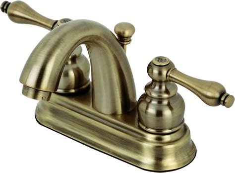 Kingston Brass Kb5613al Restoration 4 Inch Centerset Bathroom Faucet Antique Brass