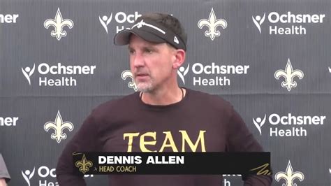 2023 NFL Minicamp Dennis Allen Recaps Day 1 At Saints Minicamp 6 13 2023