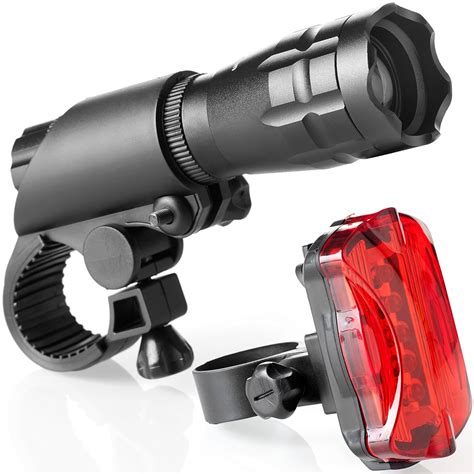 TeamObsidian Bike Light Set Super Bright LED Lights For Your Bicycle