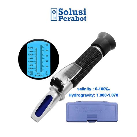 Jual Refraktometer Sp Salinity Portable Refractometer Alat Ukur