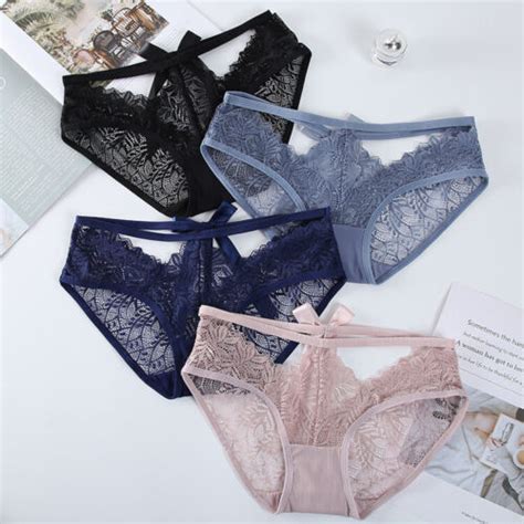 Womens Sexy Panties Knickers Low Rise Briefs G String Bikini Lingerie Underwear Ebay