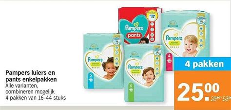 Pampers Luiers En Pants Enkelpakken Promotie Bij Albert Heijn