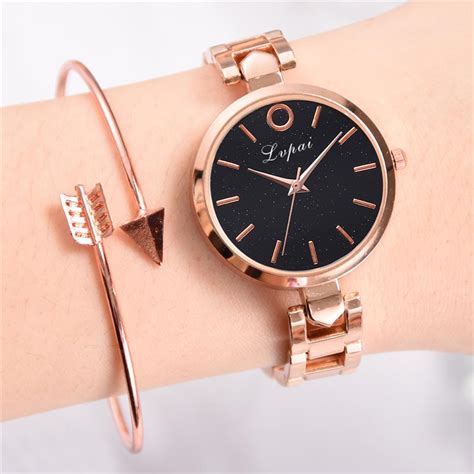 Reloj de lujo 2019 para Mujer Reloj de pulsera de cuarzo analógico de