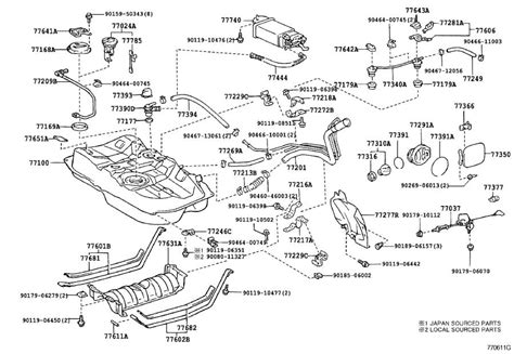 Lexus Es 300 Bracket Plate Sub Assembly Fuel Pump Fuel Suction 7702433010 Rallye Lexus