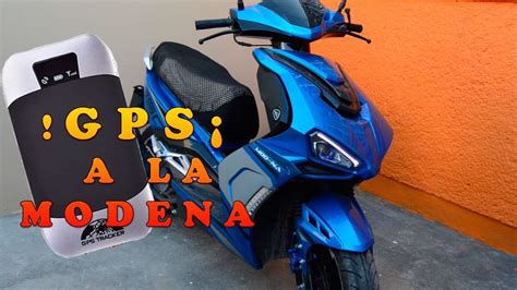 Como Instalar Gps Tracker A Una Moto Modena Italika Youtube