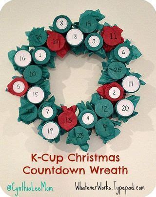 DIY K Cup Christmas Countdown Calendar Get Festive