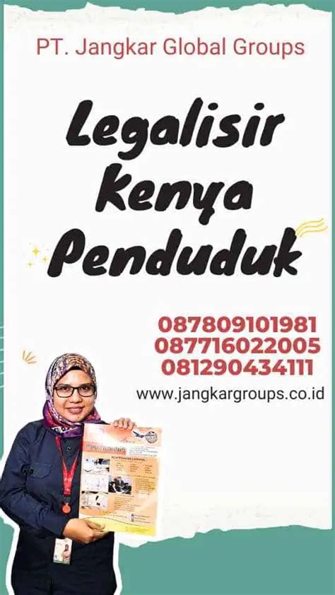 Legalisir Kenya Penduduk Jangkar Global Groups