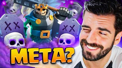 DECK META DE CEMITÉRIO REI ESQUETO NO CLASH ROYALE YouTube