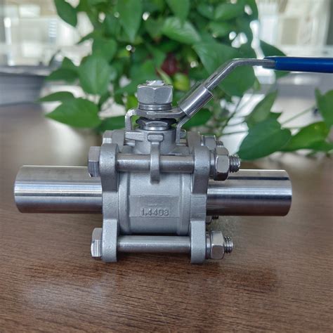 Pc Internal Processing Cavity Filled Seat Sanitary Ball Valve