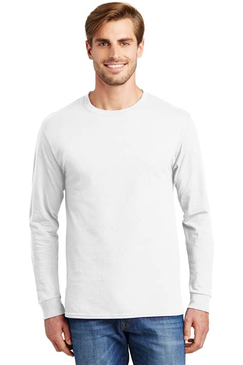 Tagless 100 Cotton Long Sleeve T Shirt Walmart