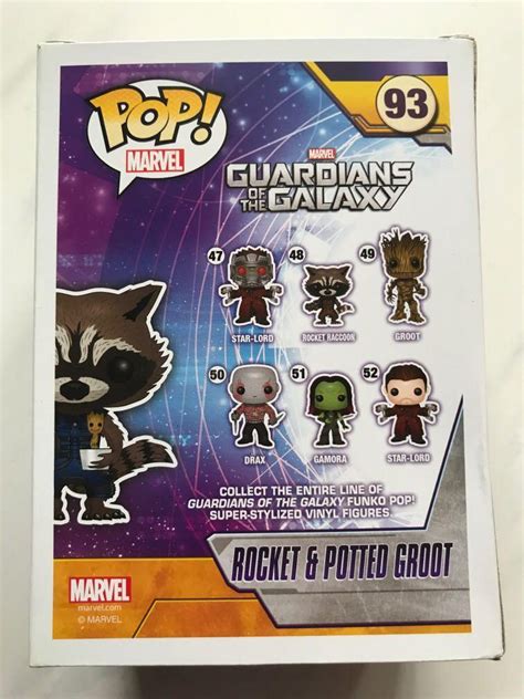 Funko Marvel Gotg Rocket And Potted Groot Sdcc 2015 Exclusive Hobbies