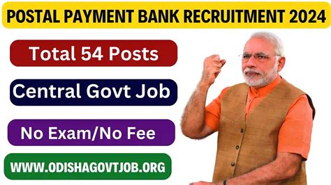 Indian Post Office Recruitment 2024 Apply Online For 54 Executive Jobs