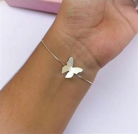 Pulseira Borboleta Origami Comprar Em Boutique Pratas