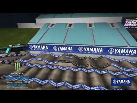 MOTOLEVEL Yamaha Animated Track Map Anaheim Two 2024