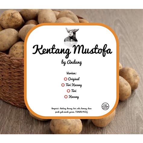 Jual Kentang Mustofa Original Dan Kentang Mustofa Teri Kacang Pedas