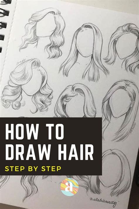 How To Draw Realistic Hair In Pencil Artofit