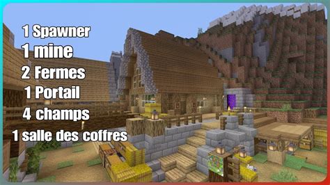 Ma Base Dans Une Montagne Survie Minecraft Ps Youtube