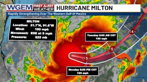 Major Hurricane Milton Rapidly Intensifies To A Category 5 Hurricane