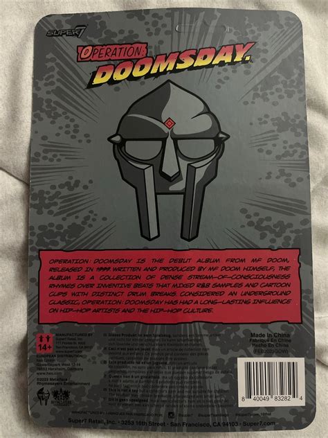 Mf Doom Super 7 MF doom action Figure | Grailed