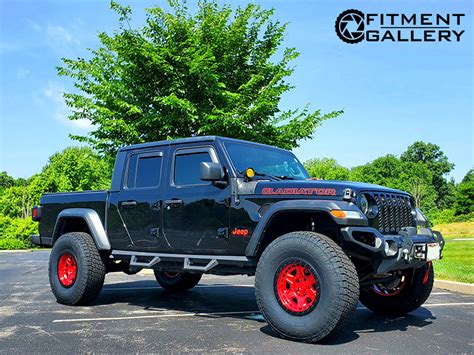 2020 Jeep Gladiator 17x9 Black Rhino Wheels 37x1250r17 Nitto Tires