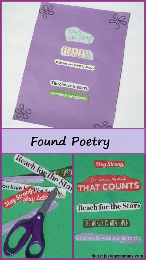 How To Write Found Poetry Theres Just One Mommy