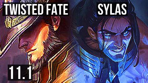 Twisted Fate Vs Sylas Mid 7 0 10 Rank 5 Godlike Kr Challenger