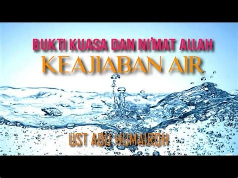 MENYINGKAP RAHASIA KEBESARAN ALLAH DARI AIR YG KITA MINUM SUNGGUH