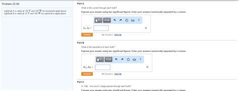 Solved Problem 25 86 Part A Lightbulb A Is Rated At 120 V Chegg