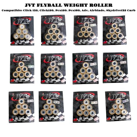 Jvt Racing Original Flyball Weight Roller Set Pcs Compatible Click