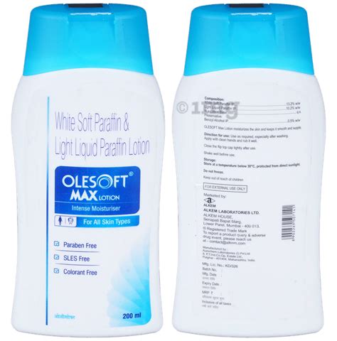 Olesoft Max Intense Moisturiser Lotion With Soft Paraffin Light