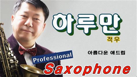 하루만 적우 Tenor Saxophone Covered By 김기주 Youtube