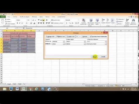 Ordenar Y Formatos De Numeros YouTube