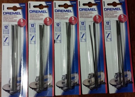 55 Packs Dremel 16453 5 Inch Plain End Scroll Saw Blades 25 Total Blades Cheap Dremel