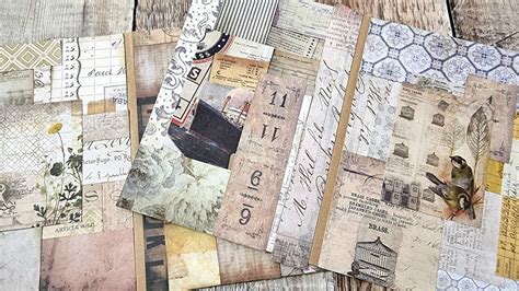 Collage Cover Tim Holtz Altered File Folder Part Youtube