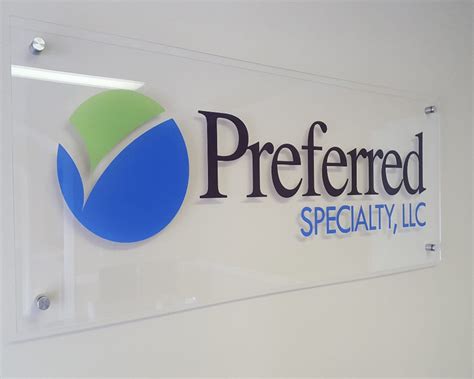 Customized Acrylic Sign Company Logo Sign Company Logo Display