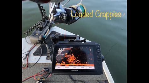 Loaded Crappie On Garmin Livescope At Tuckertown Lake YouTube