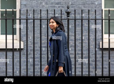 Suella Braverman Qc Mp Attorney General Is Seen At 10 Downing Street Ahead Of Weekly Cabinet