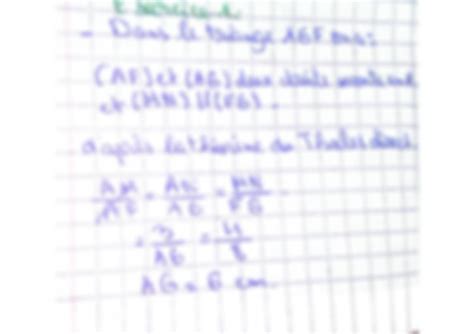 Solution Exercice Et Correction G Om Trie Ac Maths Studypool