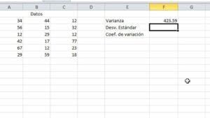 Cómo Calcular La Varianza En Excel