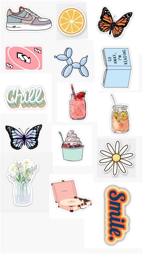 Aesthetic Stickers Printable En Pegatinas Bonitas Pegatinas Image