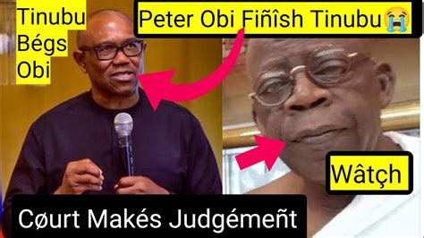 Peter Obi F N Sh Tinubu Urt Mak S F Nal Judg M T Tinubu B Gs