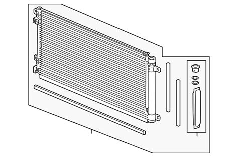 2016 2021 Honda Civic Condenser 80100 TBC A02 Honda Factory Parts