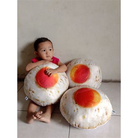 Jual Kay20 Bantal Unik Lucu Bentuk Telor Mata Sapi Telur Ceplok