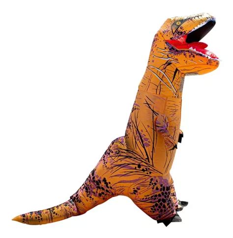 Disfraz De Dinosaurio Inflable T Rex Para Adulto Meses Sin Intereses